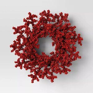 Target Room Essentials Christmas Berry Mini‎ Artificial Wreath Red - 2024